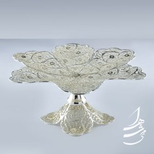 شیرینی خوری ملیله کاری 25 سانتی