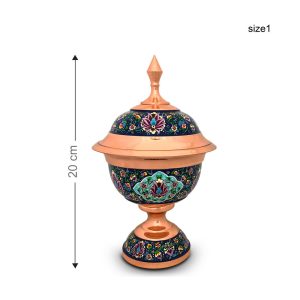 شکلات خوری مس و پرداز مدل دخل 20 سانتی