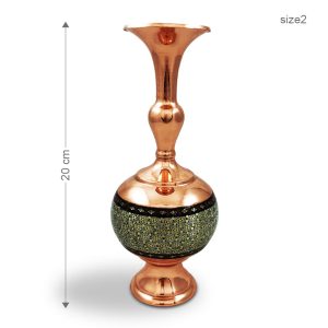 گلدان مس و خاتم مدل فانتزی
