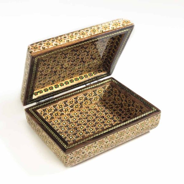 جعبه خاتم کاری اعلا مدل صابونی - Image 2