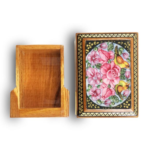 جعبه خاتم کاری کوچک - Image 3