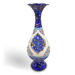 گلدان تمام پرداز میناکاری