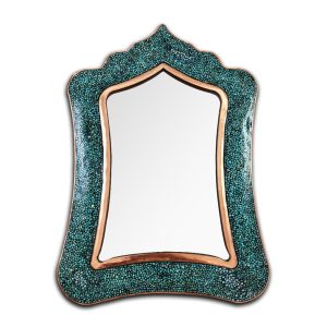 آینه فیروزه کوبی مستطیل 18*29 سانتی