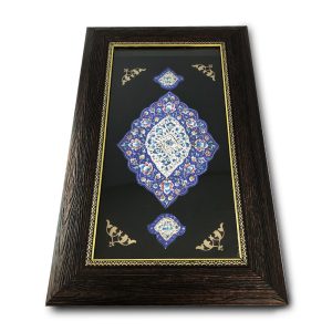 قاب میناکاری سه پلاک