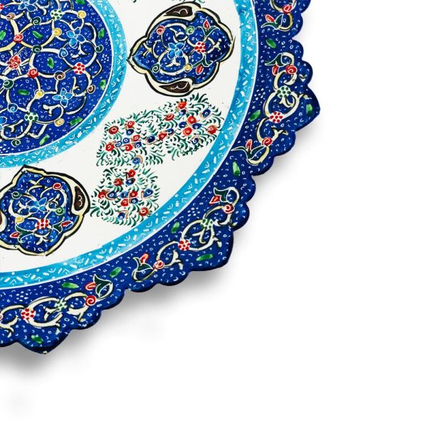 بشقاب میناکاری تمام پرداز 25 سانت 1