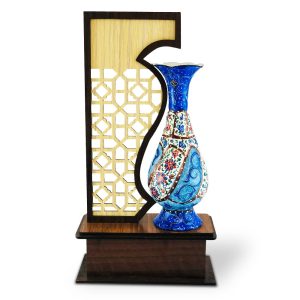 تندیس گلدان میناکاری