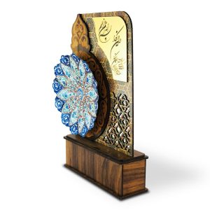 تندیس بشقاب میناکاری