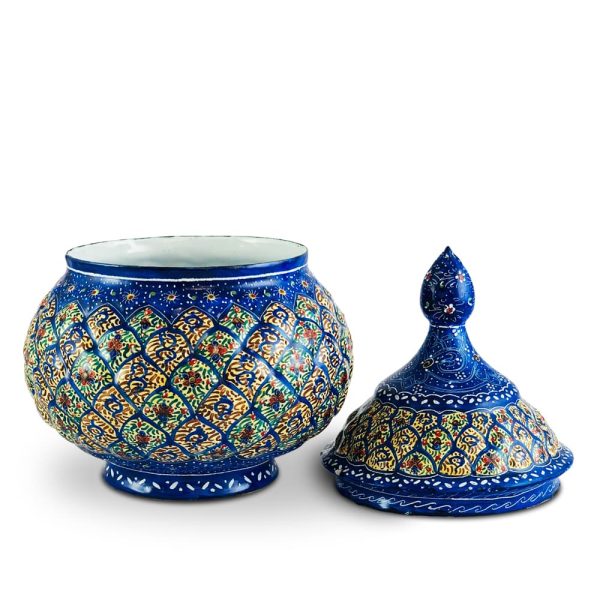 قندان میناکاری 15 سانت 2