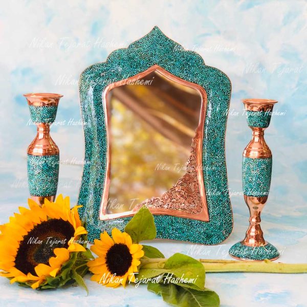آینه فیروزه کوب شبکه بری - Image 3