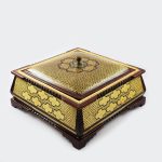 شکلات خوری خاتم کاری مدل چهارگوش