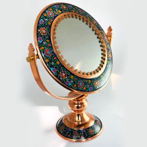 آینه مس و پرداز مدل گرد