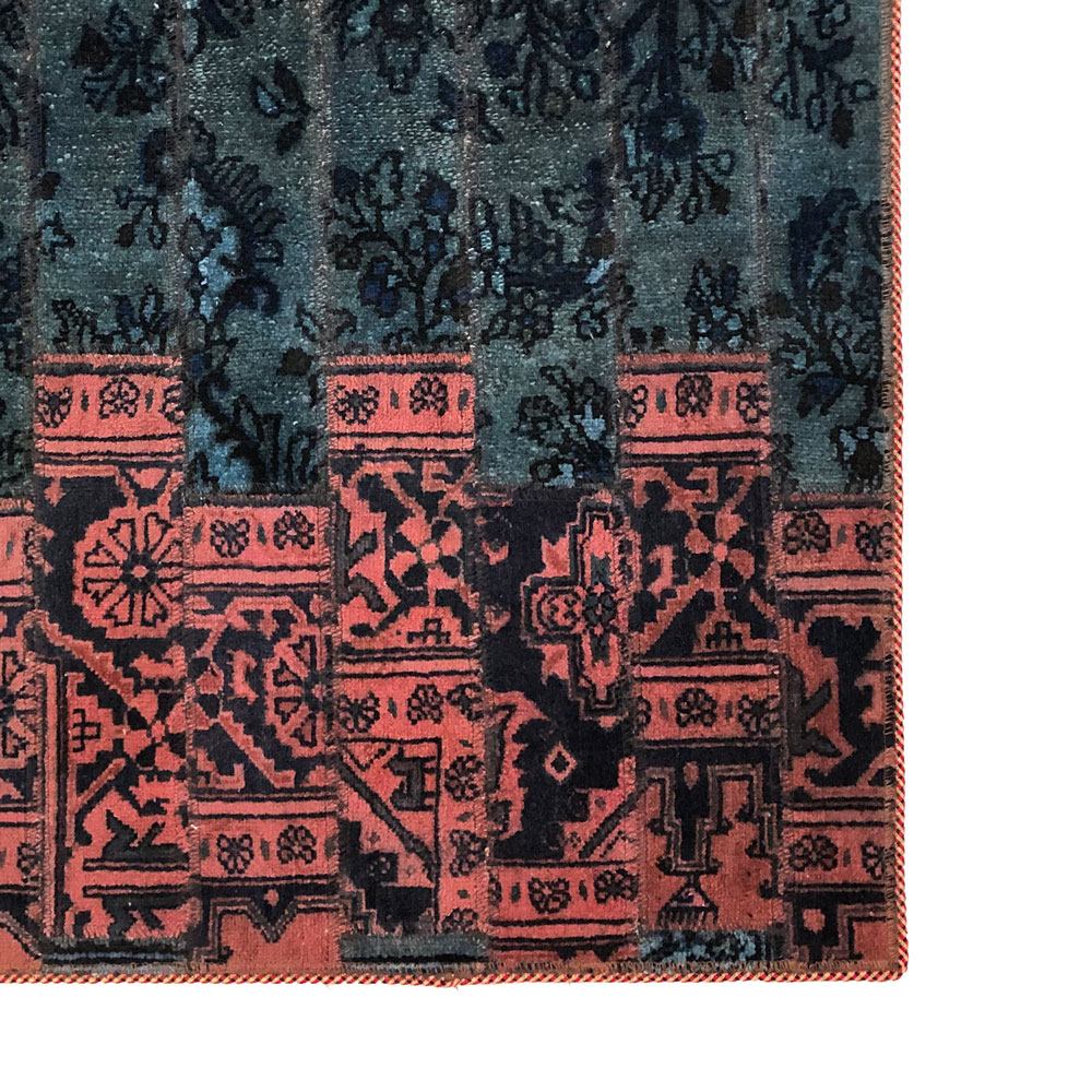 فرش کلاژ چهل تکه دستباف مدل ارغوان ft-04 - Image 2