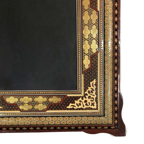 قاب خاتم کاری مدل صلیبی گوشه دار اعلاء 30*24 - Image 2