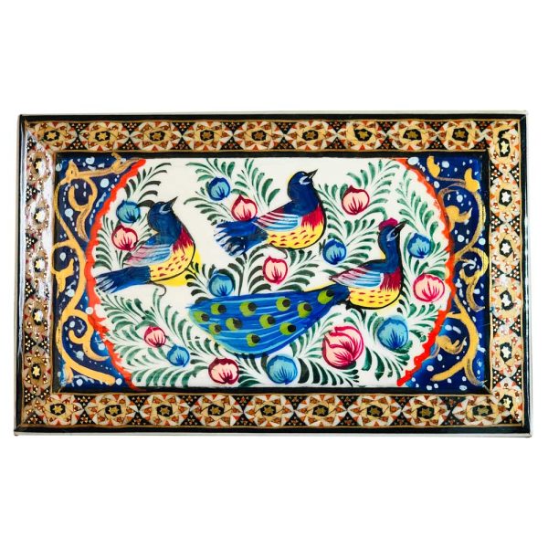 جعبه خاتم کاری داخل جیر 8*16 سانتی‌متر 1