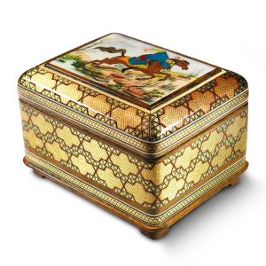 جعبه خاتم کاری اعلا 12*16 سانتی‌متر
