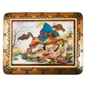 جعبه خاتم کاری اعلا 12*16 سانتی‌متر