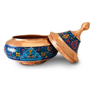 شکلات خوری مس و پرداز مدل بشقاب پرنده