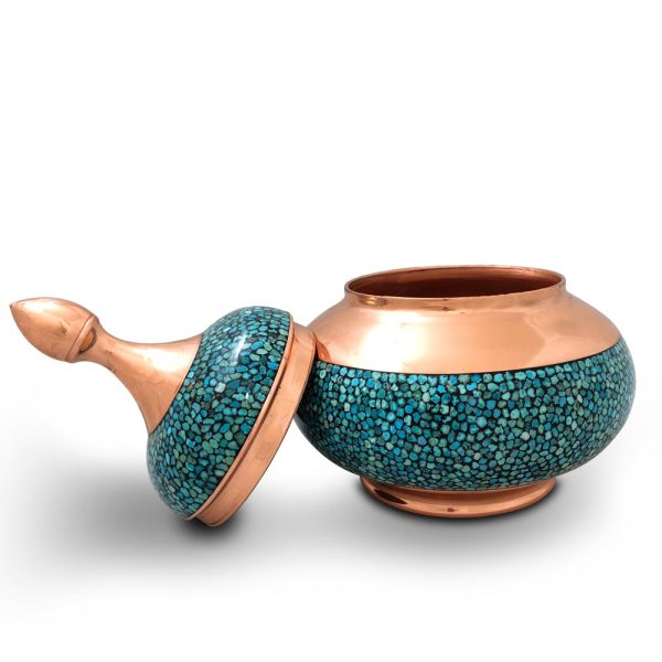 شکلات خوری فیروزه کوب بدون پایه 21 سانتی 1