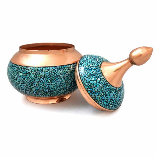 شکلات خوری فیروزه کوب بدون پایه 19 سانتی 1