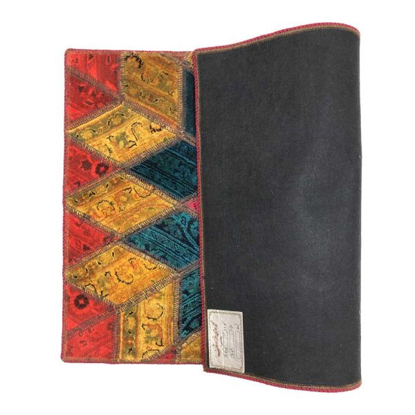 فرش چهل تکه دستباف 80 در1/20 مدل ft-51 - Image 4