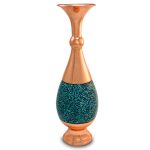 گلدان صراحی فیروزه کوبی 30 سانتی
