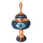 شکلات خوری مس و پرداز پایه‌دار 35 سانتی