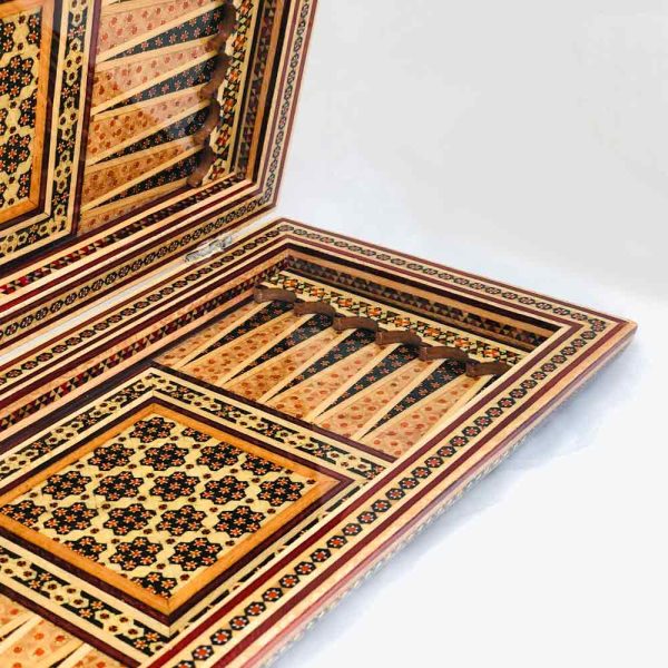 تخته نرد خاتم کاری 35 سانتی 1