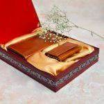 ست کیف پول چرم و جاکلیدی زنانه کد set-143