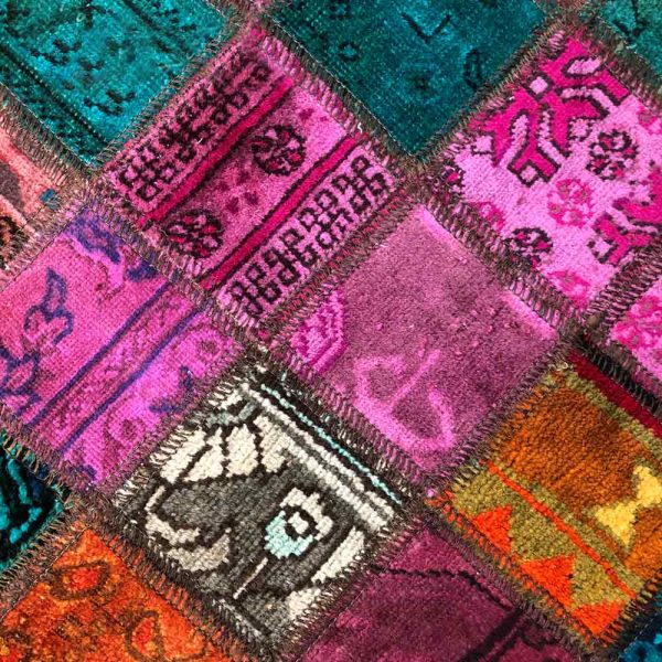 فرش چهل تکه دستباف مدل ft-86 1