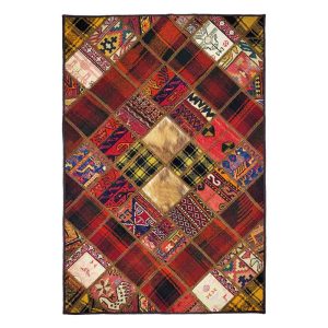 گلیم چهل تکه دستباف 80 در 1/20 متری مدل gt-68