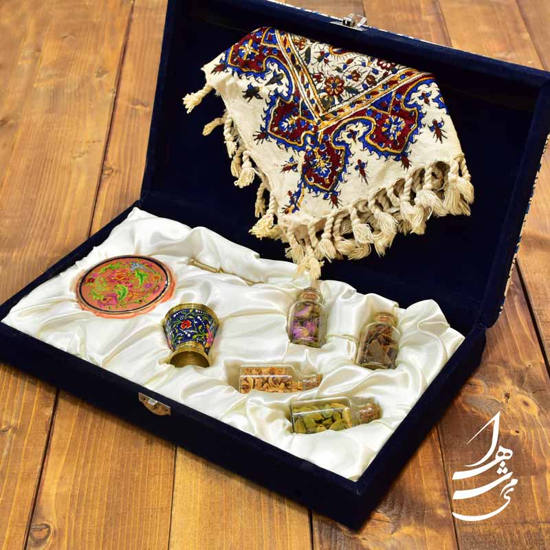 ست دمنوش و زعفران