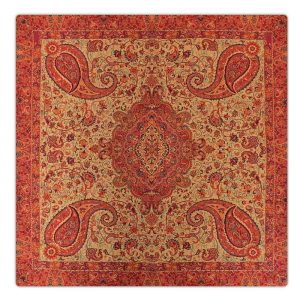 رومیزی ترمه ابریشم 1 در 1 کد sd-25g