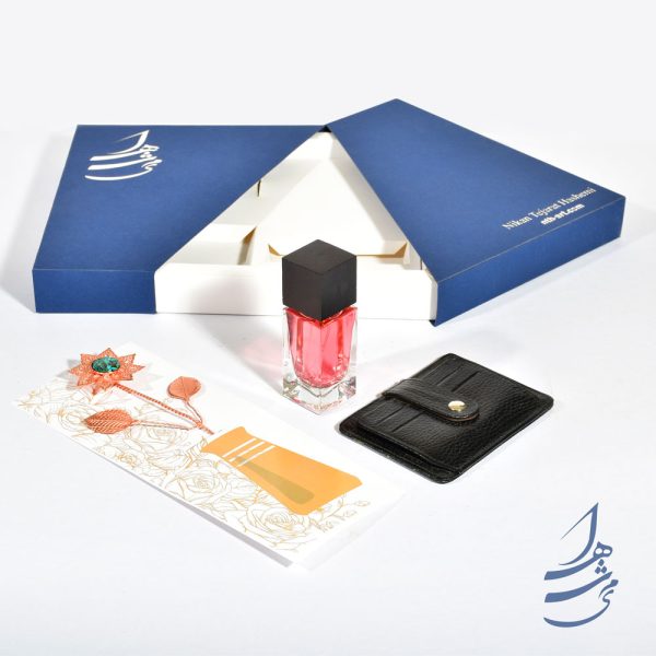 ست هدیه کیف چرم و عطر 1
