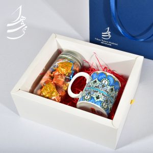 ست لیوان سرامیکی و شکلات
