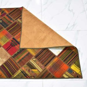 گلیم چهل تکه دستباف 1 در 1/5 متری مدل gt-75