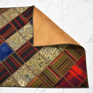 گلیم چهل تکه دستباف 1 در 1/5 متری مدل gt-78