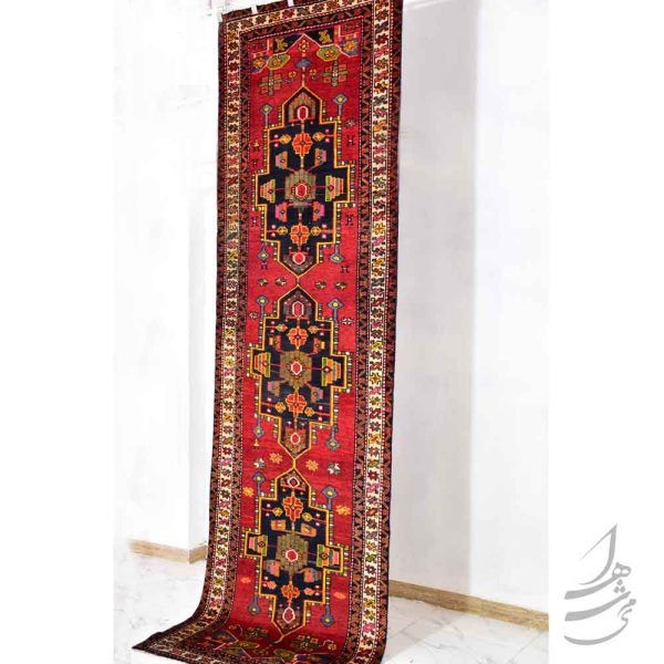 فرش کناره دستباف روس 3.8*1.15 متری