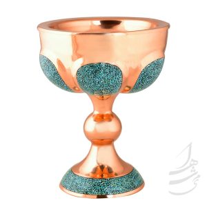 سنگاب فیروزه کوبی 30 سانتی مدل قلدار