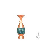 گلدان صراحی فیروزه کوبی 13 سانتی