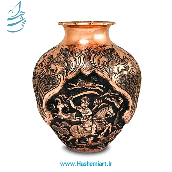 گلدان قلمزنی