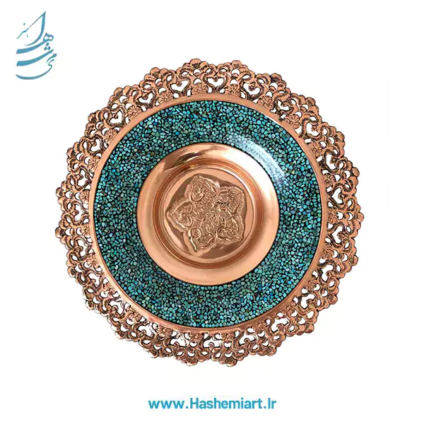بشقاب فیروزه کوبی