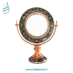 آینه و شمعدان مس و پرداز